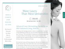 Tablet Screenshot of minarsdermatology.com